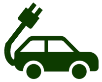 EV charging icon
